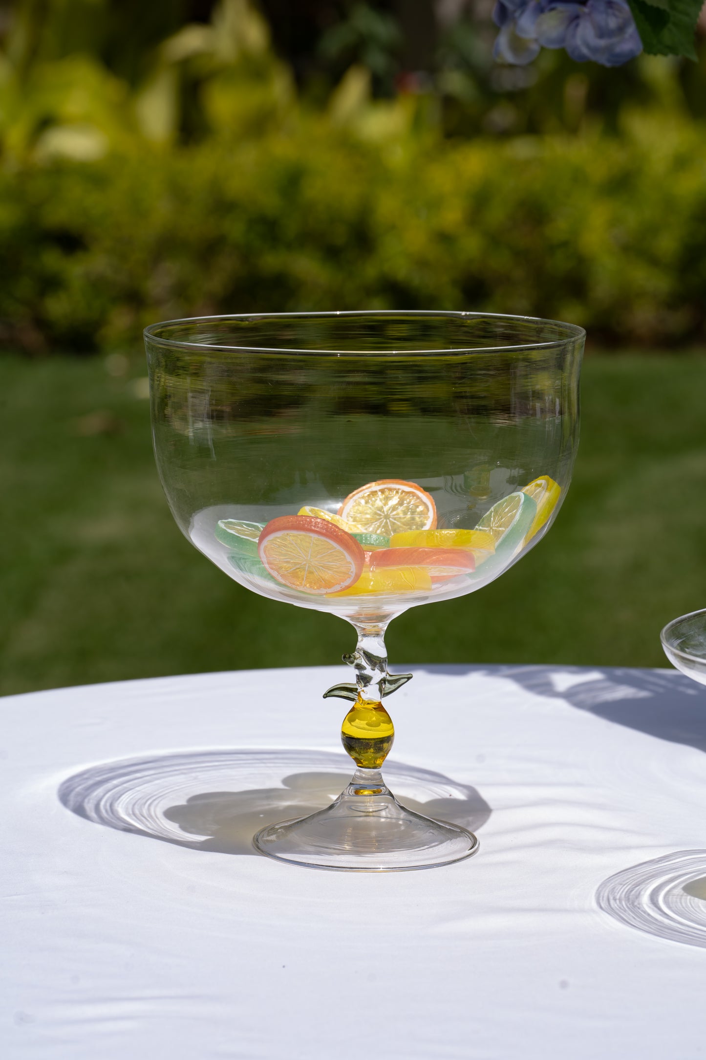 Blown glass Lemon glass bowl