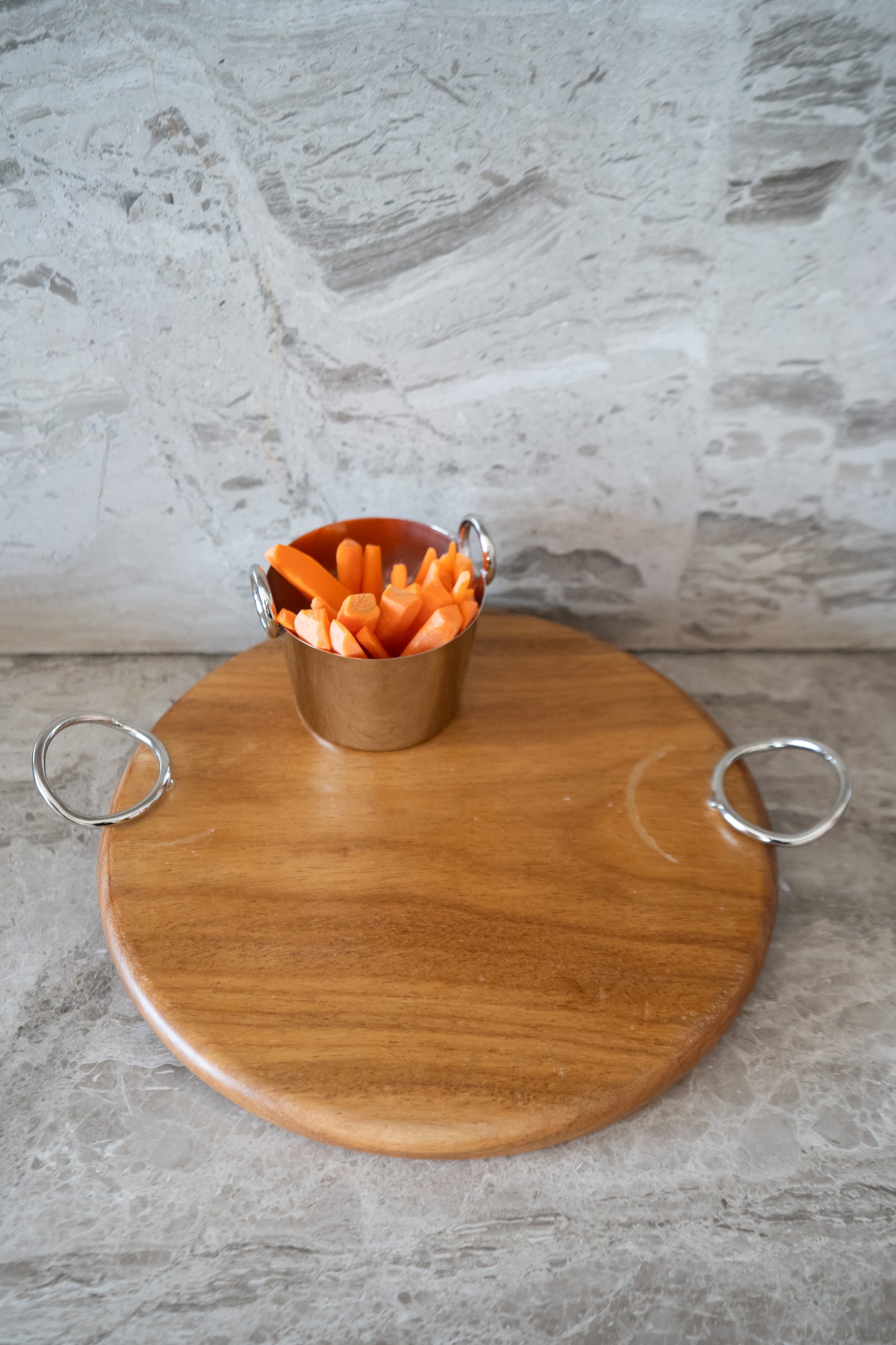 Round Wood Board