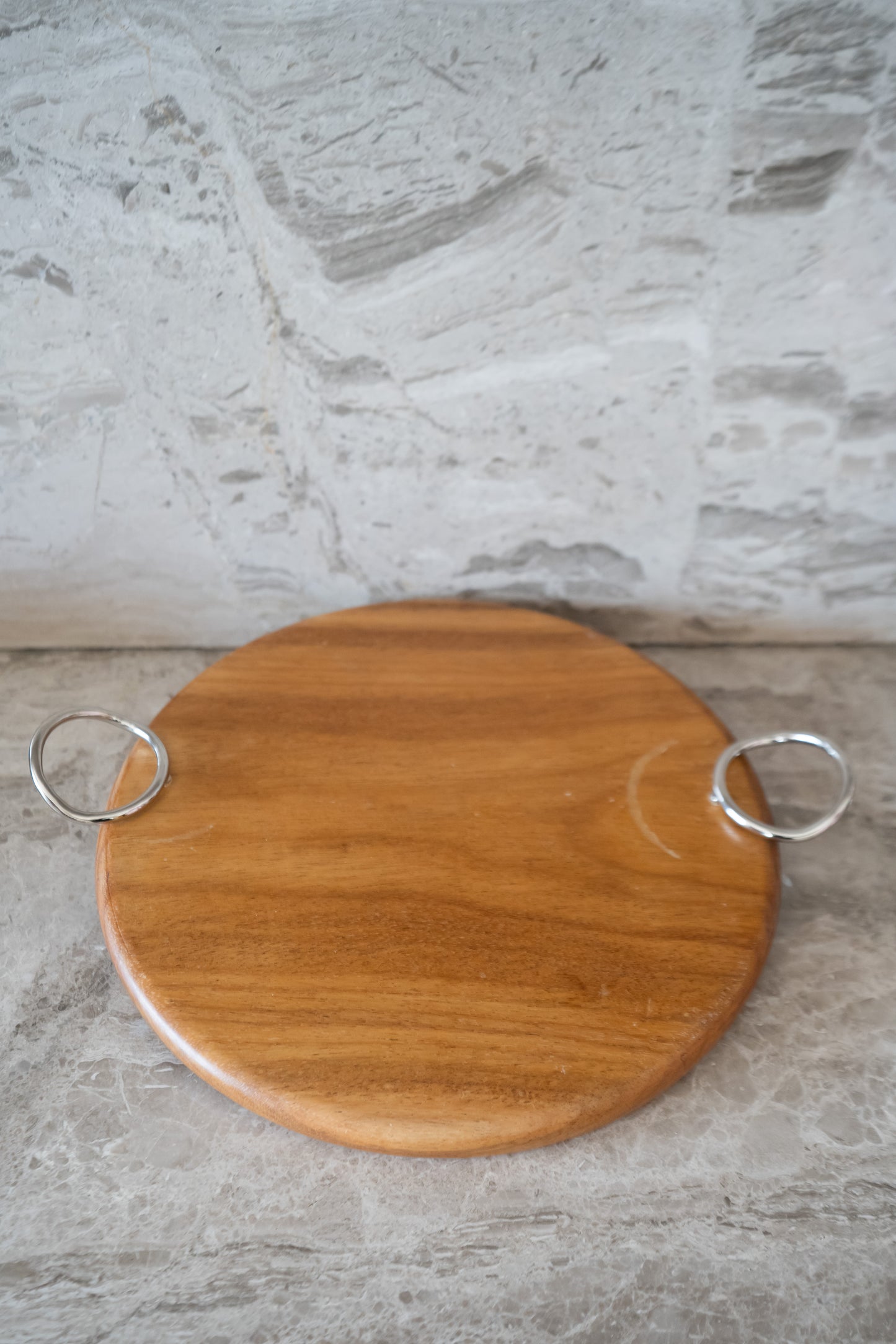 Round Wood Board