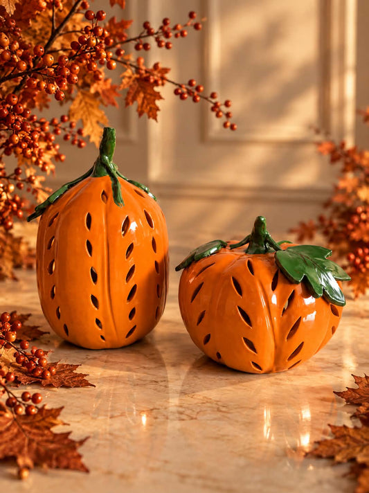 Ceramic pumpkin