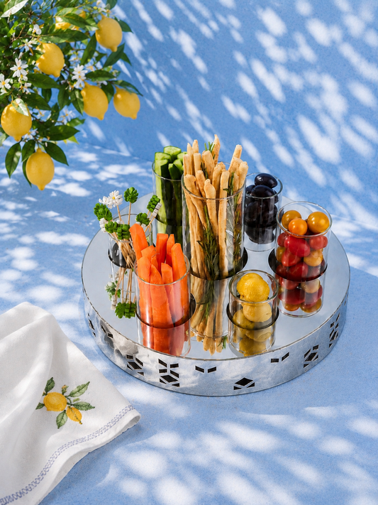 Geometric appetiser tray 30cm