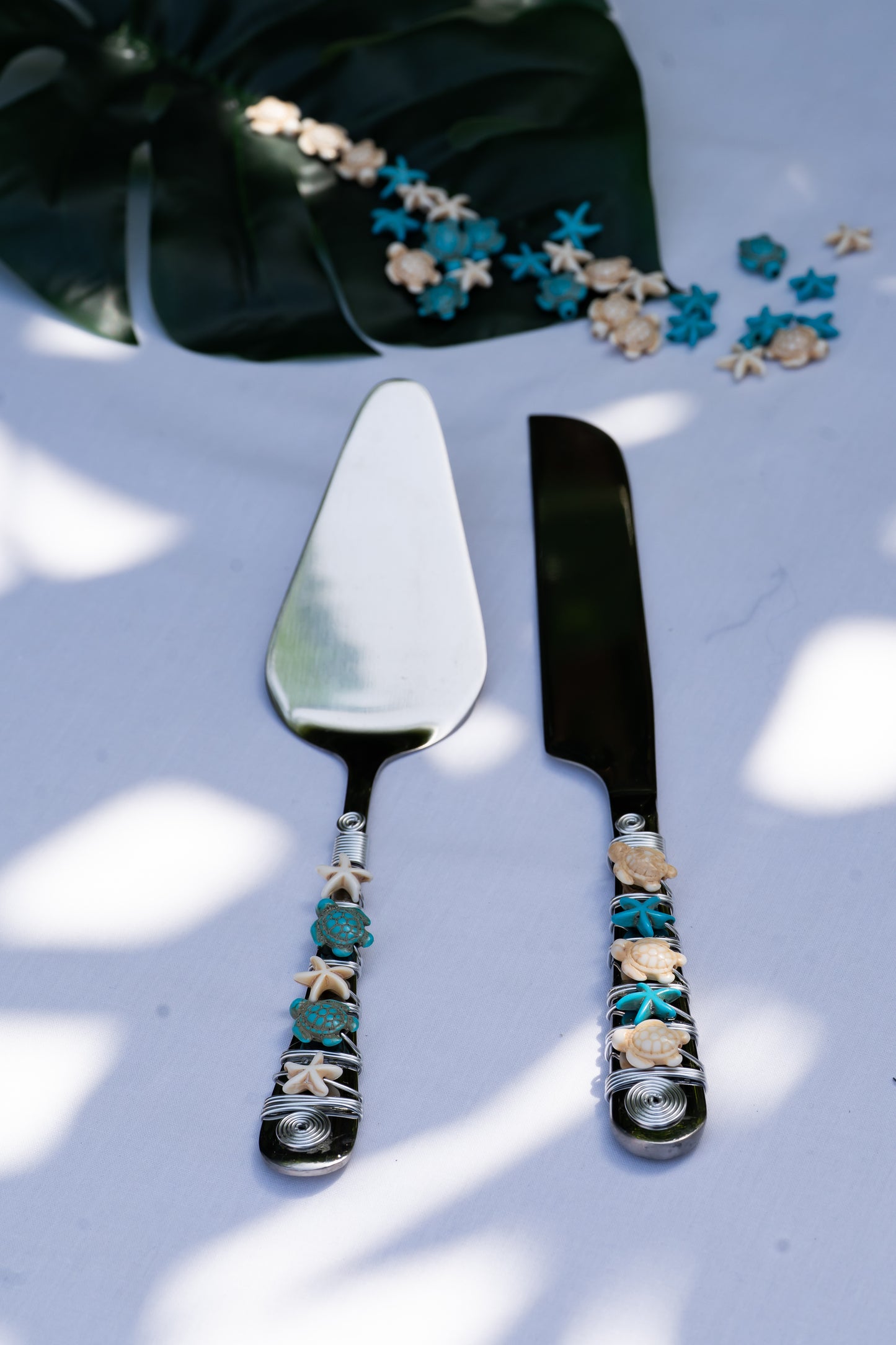 2 pieces set Cake knife and server
