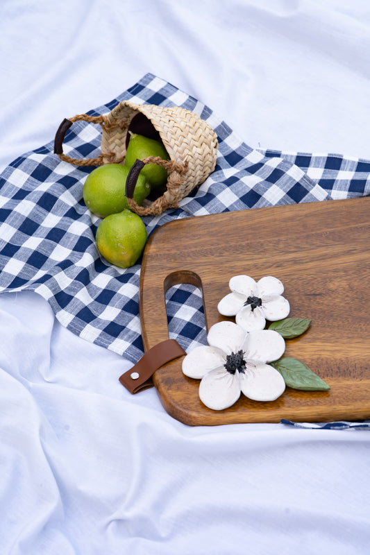 Wood board with soft edges