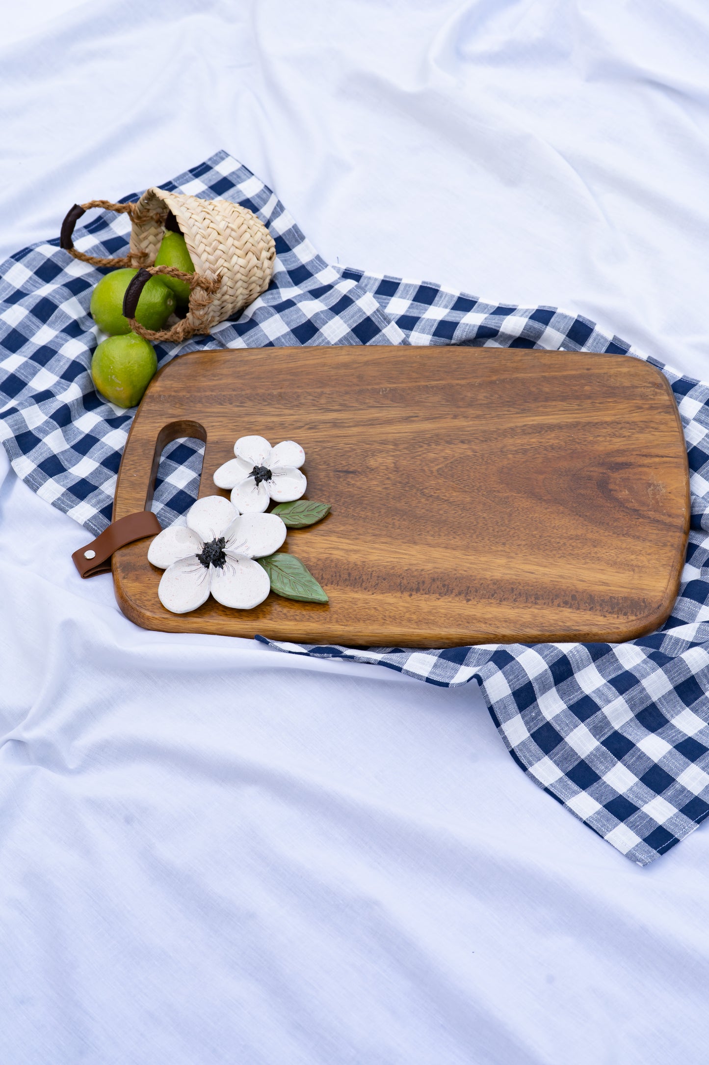 Wood board with soft edges