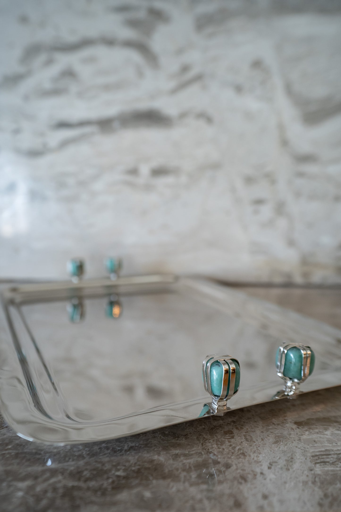 Silver Rectangular Tray