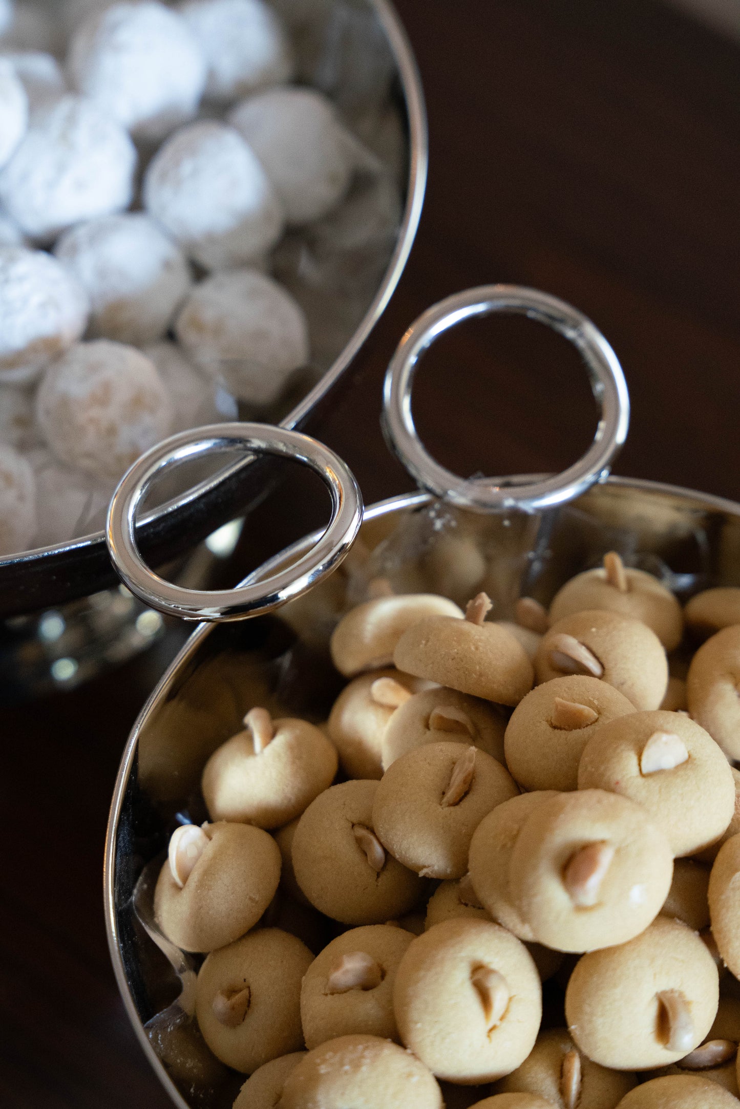 Silver footed bowl