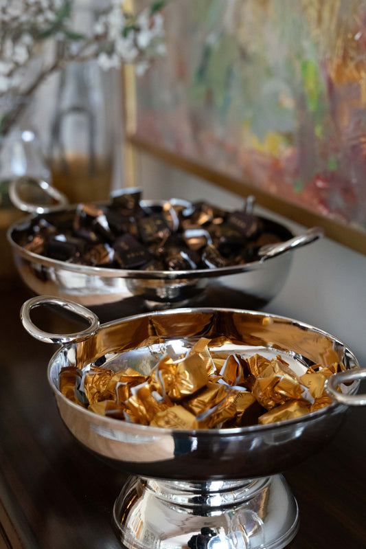 Silver footed bowl