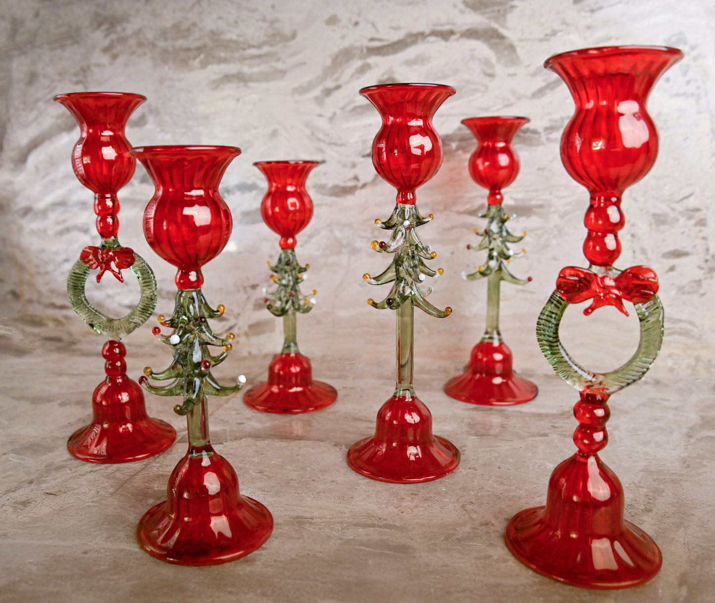 Christmas candle holder