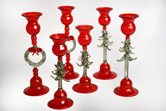 Christmas candle holder