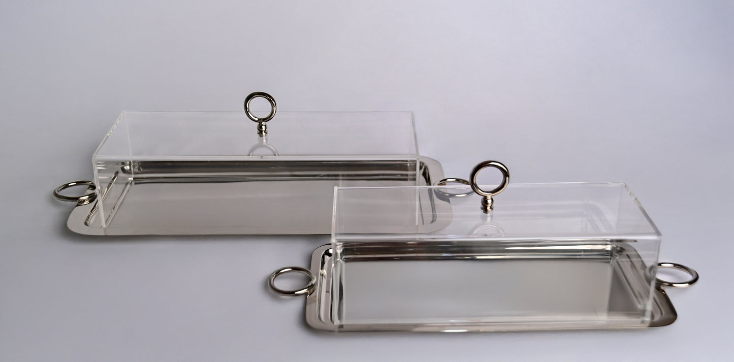 Silver Rectangular Tray