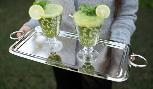 Silver Rectangular Tray