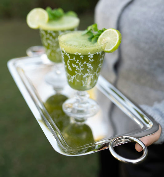 Silver Rectangular Tray