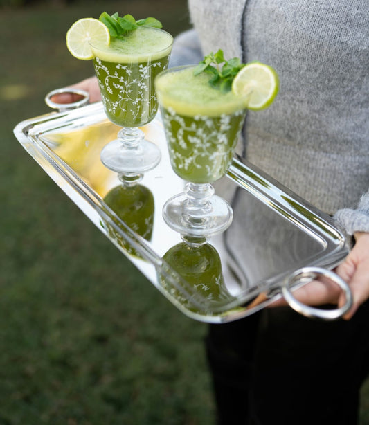 Silver Rectangular Tray