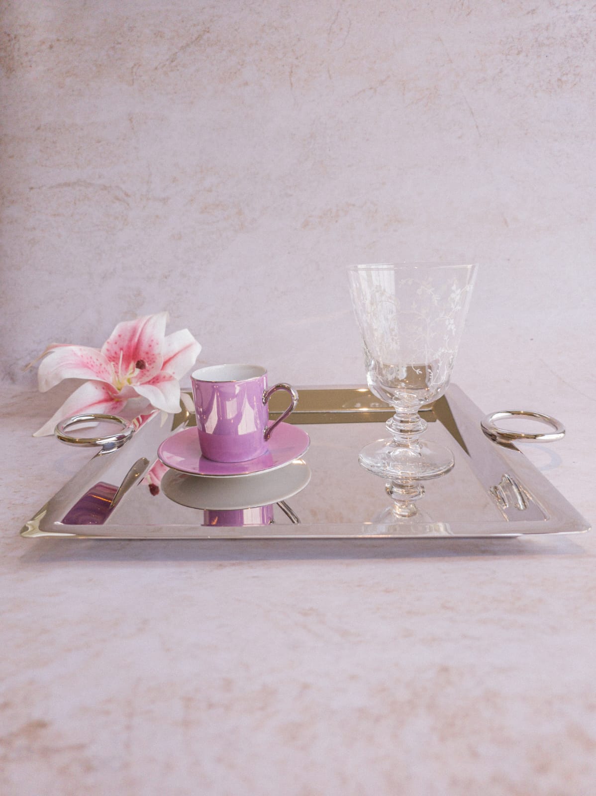 Silver Square Tray