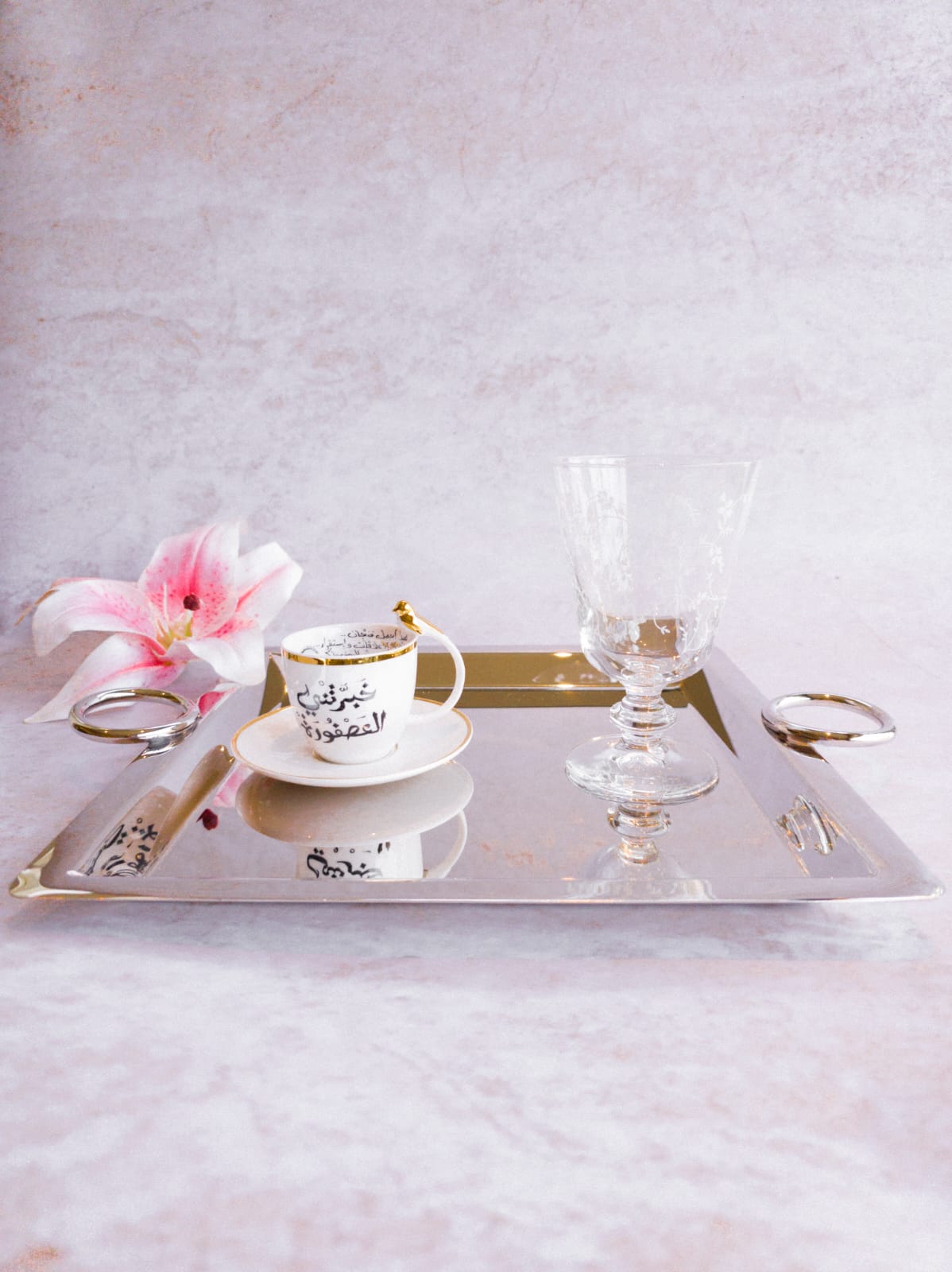 Silver Square Tray