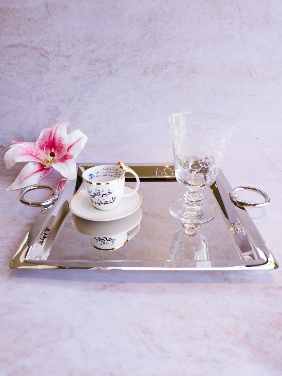 Silver Square Tray