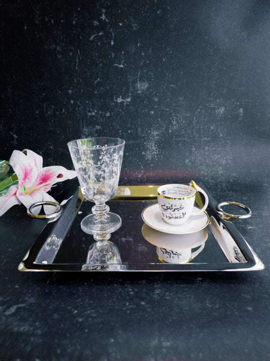 Silver Square Tray