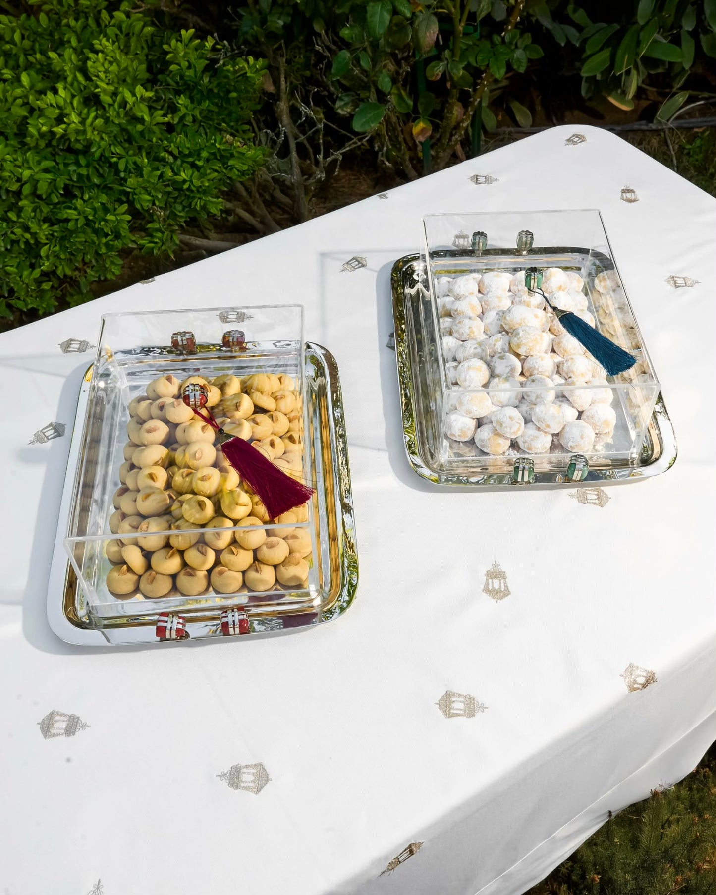 Silver Rectangular Tray
