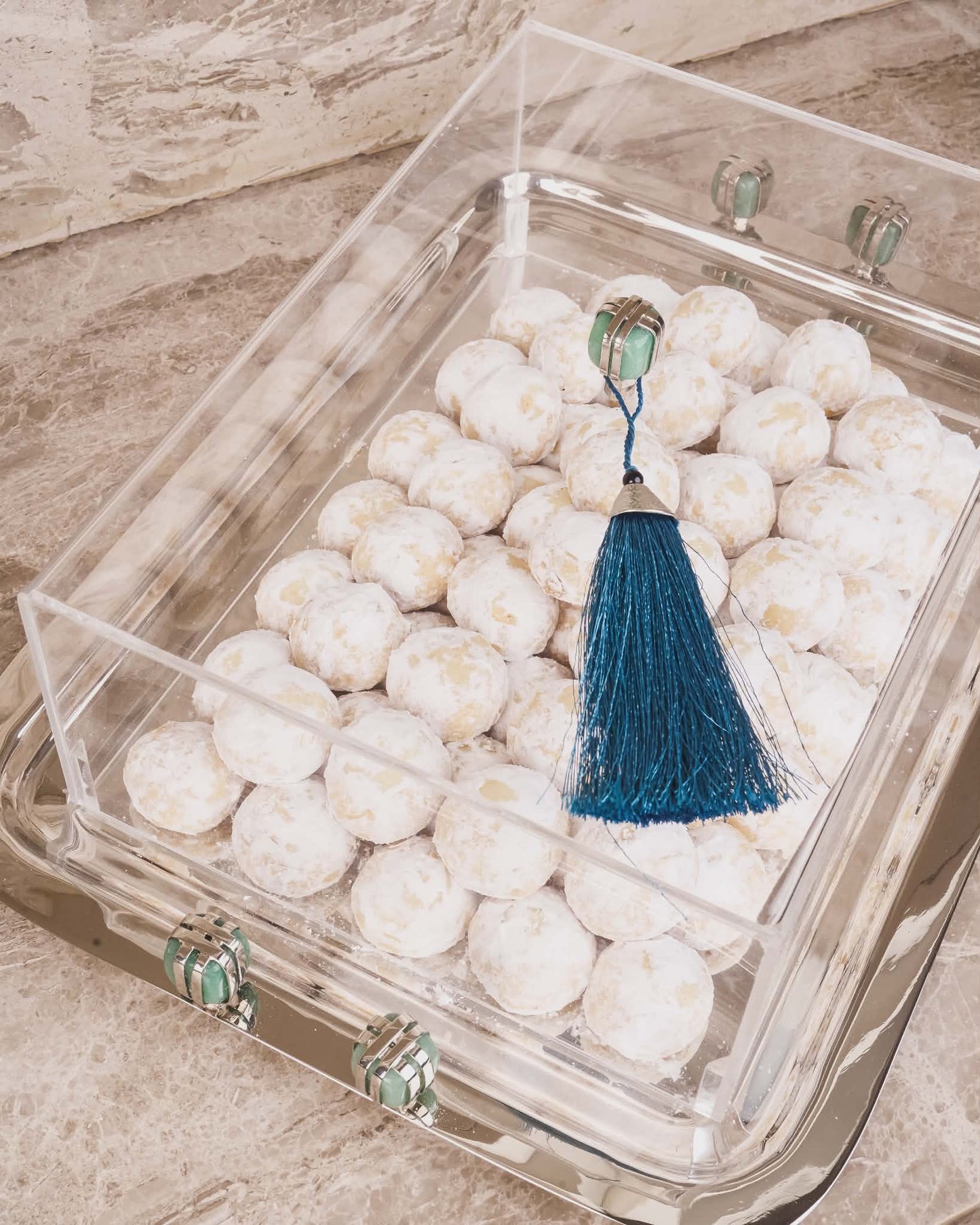 Silver Rectangular Tray