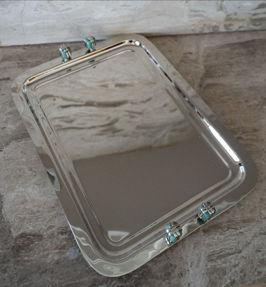 Silver Rectangular Tray