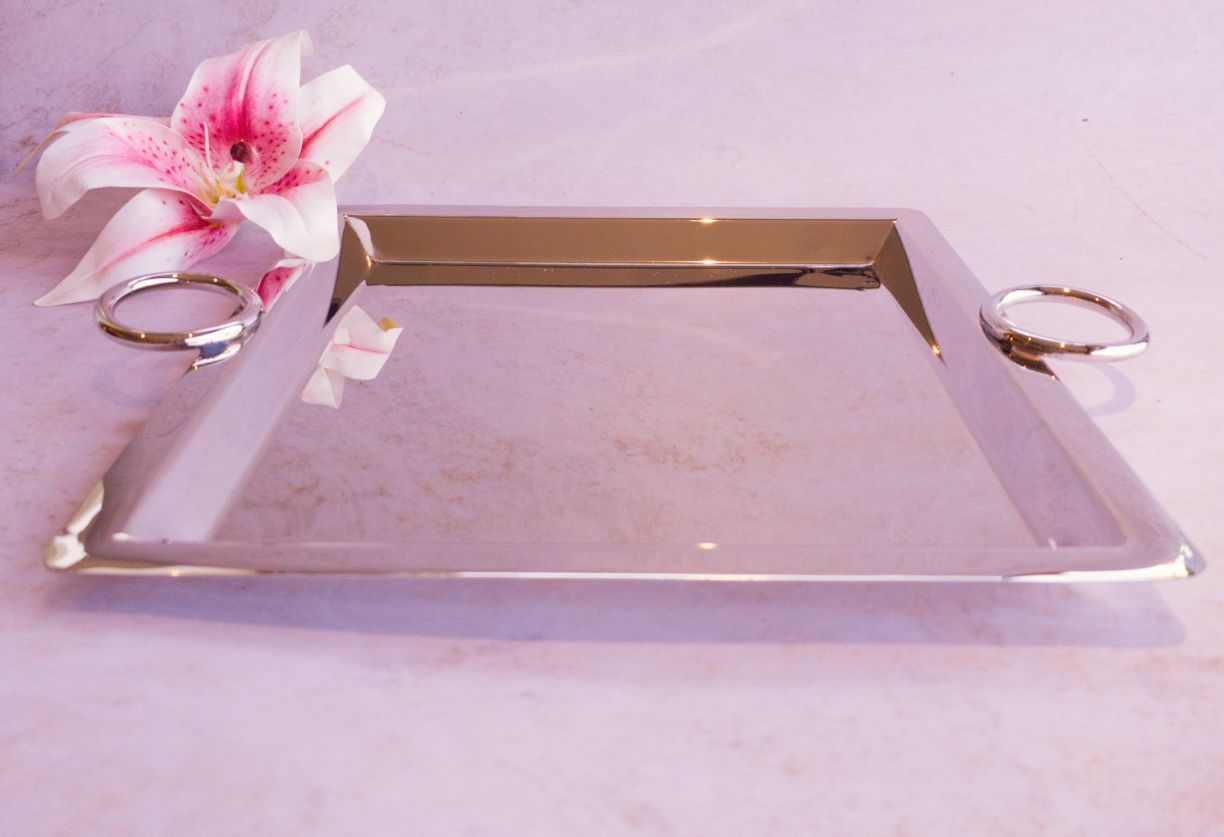 Silver Square Tray